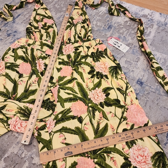 NWT Agua Bendita × Target Wideleg Botanical Sleeveless Jumpsuit size 1X - Picture 12 of 15